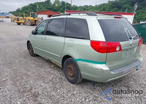 2006 Toyota Sienna Le z USA, uszkodzony, nr VIN 5TDZA23C56S420879